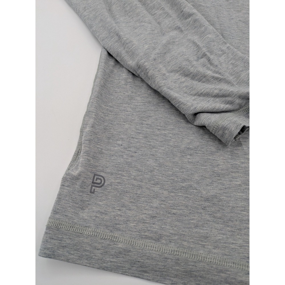 Public Rec Shirt Mens Large Gray Henley Go To Long Sleeve Performance Pullover - Picture 4 of 8